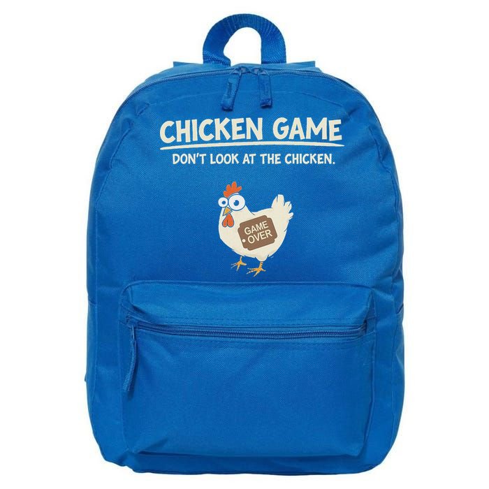 Chicken Game DonT Look 16 in Basic Backpack