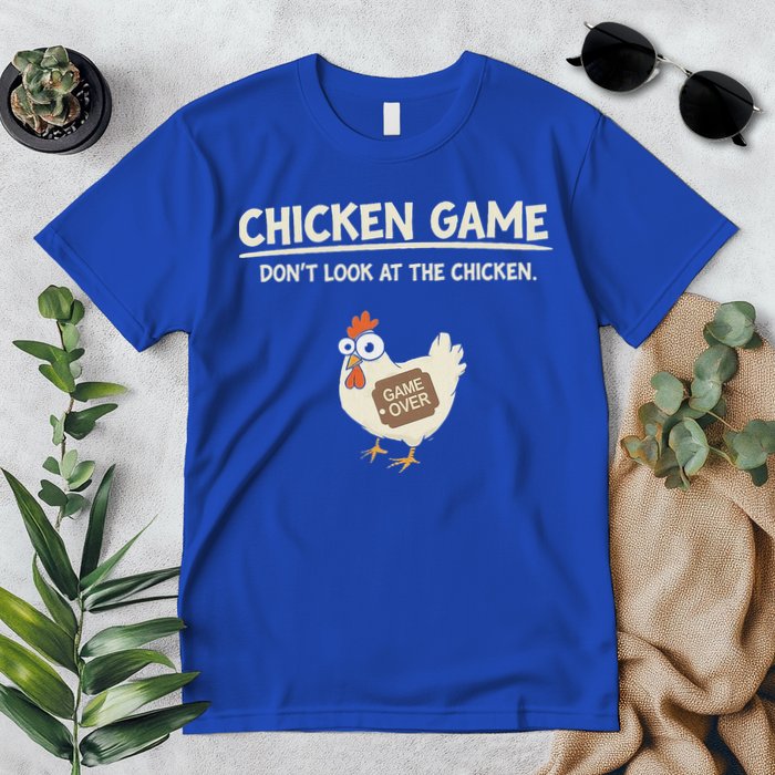 Chicken Game DonT Look Premium T-Shirt