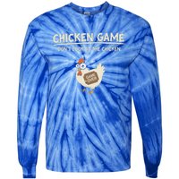 Chicken Game DonT Look Tie-Dye Long Sleeve Shirt