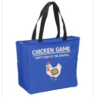 Chicken Game DonT Look Zip Tote Bag