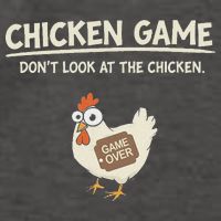 Chicken Game DonT Look Vector Backpack