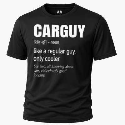 Car Guy Definition Mechanic & Auto Racing Cooling Performance Crew T-Shirt