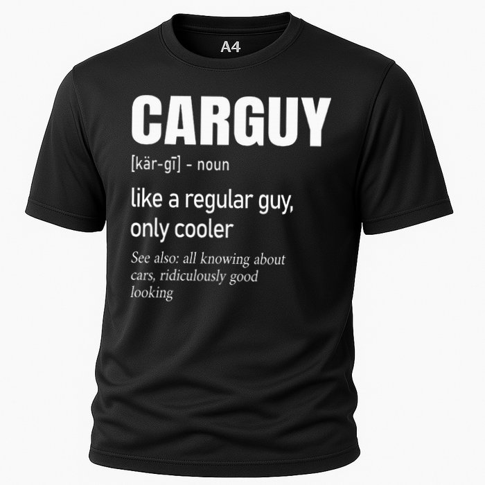 Car Guy Definition Mechanic & Auto Racing Cooling Performance Crew T-Shirt