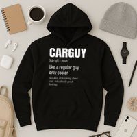Car Guy Definition Mechanic & Auto Racing Hoodie