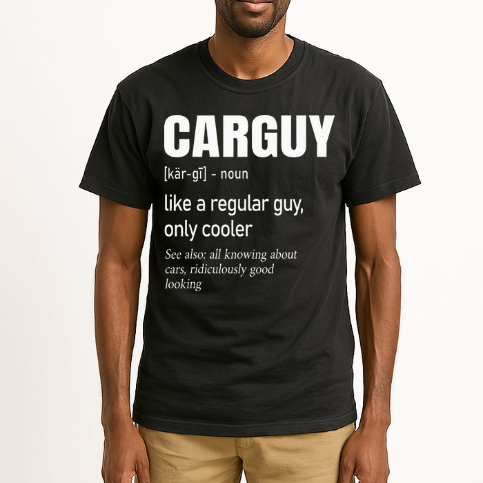 Car Guy Definition Mechanic & Auto Racing Tall T-Shirt