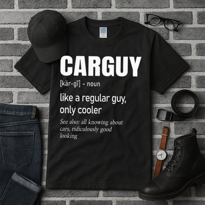 Car Guy Definition Mechanic & Auto Racing Tall T-Shirt
