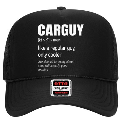 Car Guy Definition Mechanic & Auto Racing Trucker Hat
