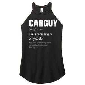 Car Guy Definition Mechanic & Auto Racing Women's Perfect Tri Rocker Tank