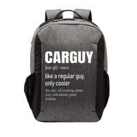 Car Guy Definition Mechanic & Auto Racing Vector Backpack