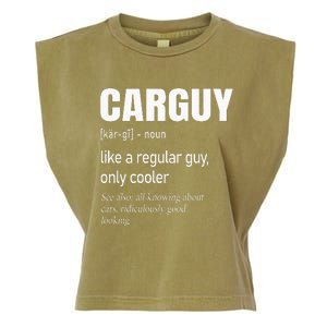 Car Guy Definition Mechanic & Auto Racing Garment-Dyed Women's Muscle Tee