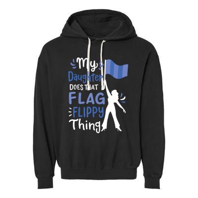 Color Guard Dad Mom Parents Garment-Dyed Fleece Hoodie