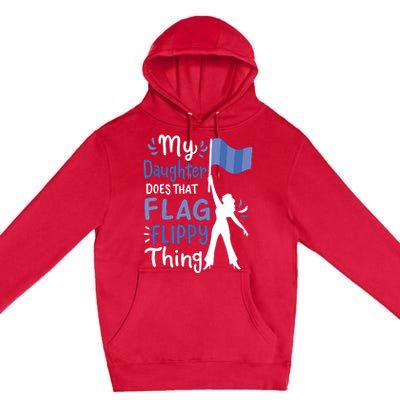 Color Guard Dad Mom Parents Premium Pullover Hoodie