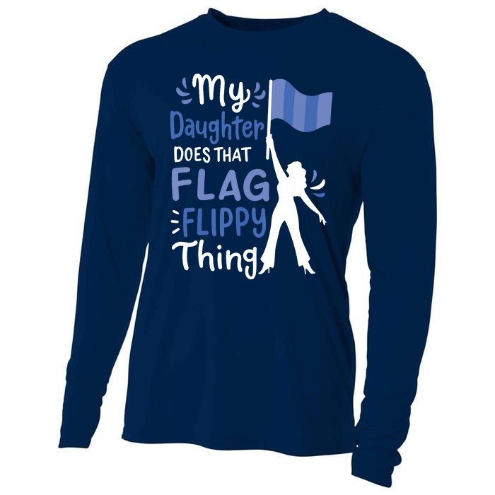 Color Guard Dad Mom Parents Cooling Performance Long Sleeve Crew