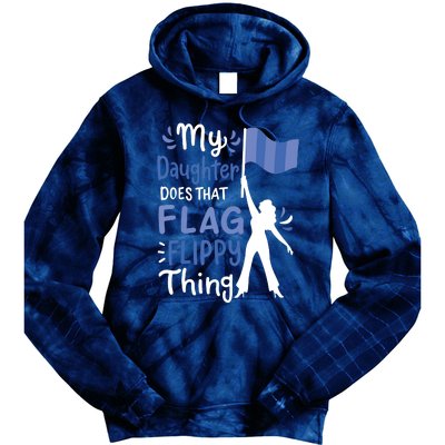 Color Guard Dad Mom Parents Tie Dye Hoodie