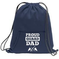 Color Guard Dad Proud Guard Dad Sweatshirt Cinch Pack Bag