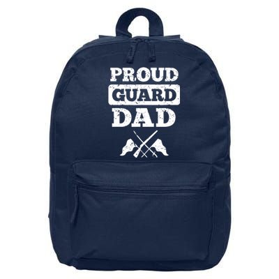 Color Guard Dad Proud Guard Dad 16 in Basic Backpack