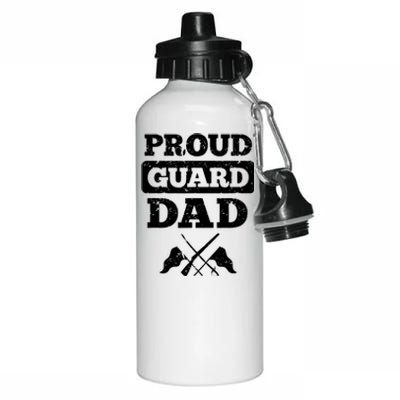 Color Guard Dad Proud Guard Dad Aluminum Water Bottle