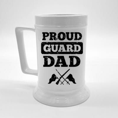 Color Guard Dad Proud Guard Dad Beer Stein