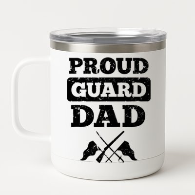 Color Guard Dad Proud Guard Dad 12 oz Stainless Steel Tumbler Cup