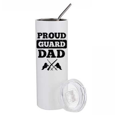 Color Guard Dad Proud Guard Dad Stainless Steel Tumbler