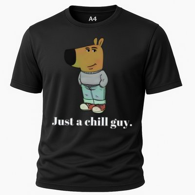 Chill Guy Dog Funny Chill Guy Meme Performance Shirt