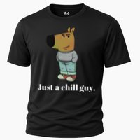 Chill Guy Dog Funny Chill Guy Meme Cooling Performance Crew T-Shirt