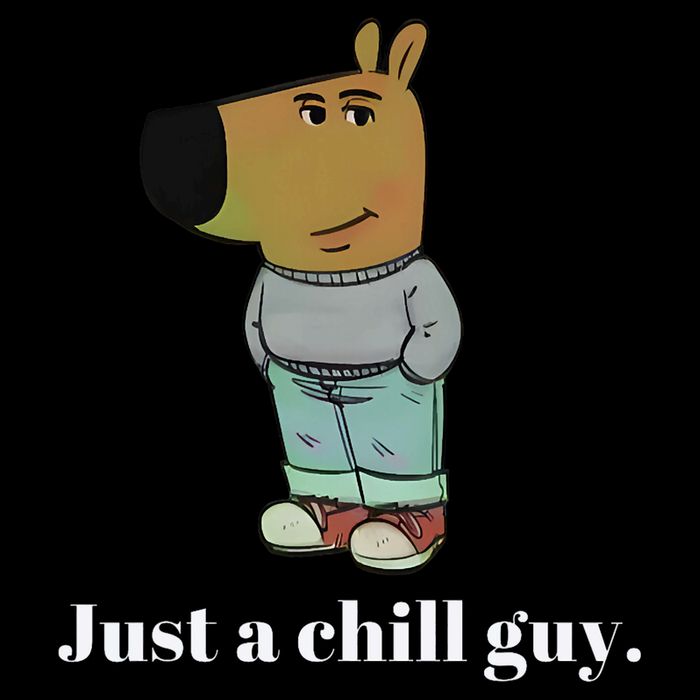 Chill Guy Dog Funny Chill Guy Meme Cooling Performance Crew T-Shirt