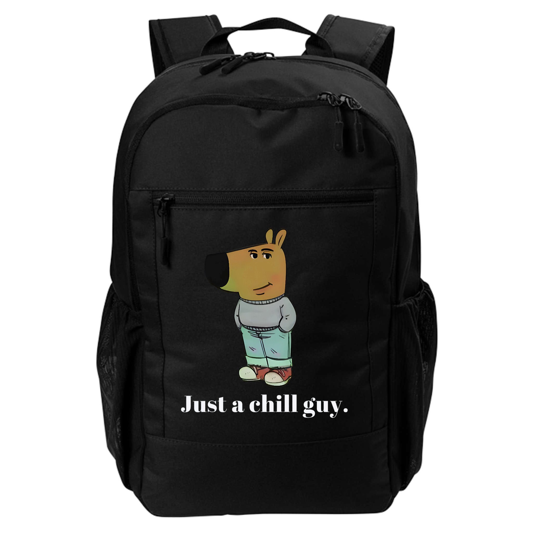 Chill Guy Dog Funny Chill Guy Meme Backpack