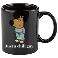 Chill Guy Dog Funny Chill Guy Meme 11oz C Handle Ceramic Mug
