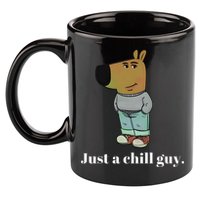 Chill Guy Dog Funny Chill Guy Meme 11oz C Handle Ceramic Mug