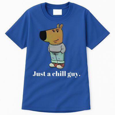 Chill Guy Dog Funny Chill Guy Meme Tall T-Shirt