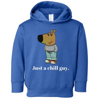 Chill Guy Dog Funny Chill Guy Meme Toddler Hoodie