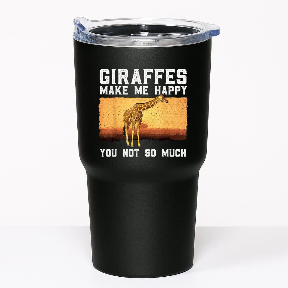 Cute Giraffe Design For Women Adult Safari Giraffe Lover Tumbler
