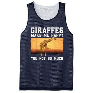 Cute Giraffe Design For Women Adult Safari Giraffe Lover Mesh Reversible Basketball Jersey Tank