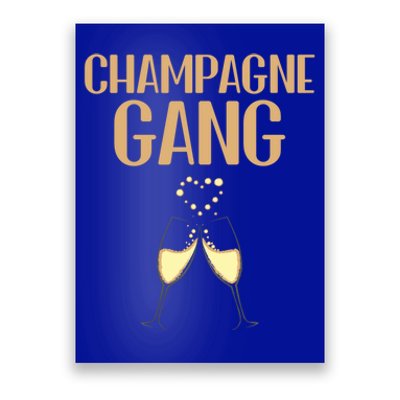 Champagne Gang Day Ing Beach Brunch Top Gift Poster