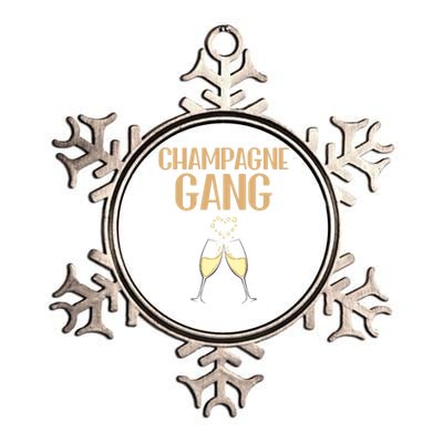 Champagne Gang Day Ing Beach Brunch Top Gift Metallic Star Ornament