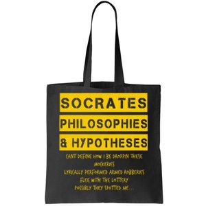 Classic Golden Era 90s Hiphop Rap Music Quote Tote Bag