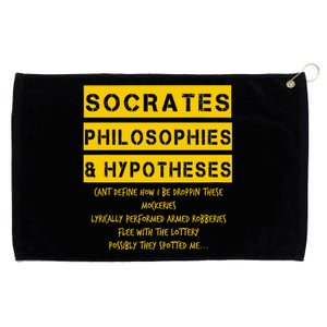 Classic Golden Era 90s Hiphop Rap Music Quote Grommeted Golf Towel