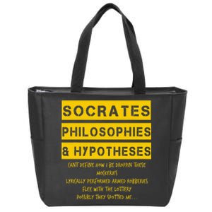 Classic Golden Era 90s Hiphop Rap Music Quote Zip Tote Bag