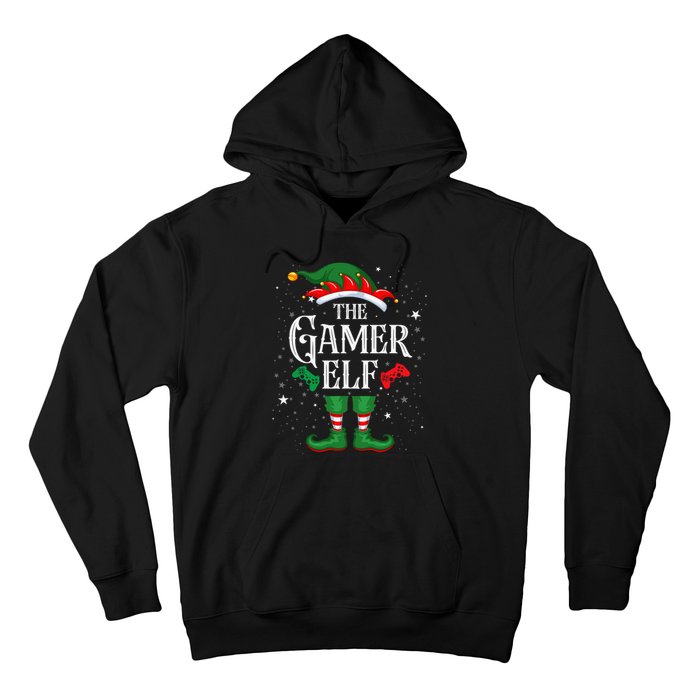 Christmas Gamer Elf Matching Family Group The Gamer Elf Hoodie