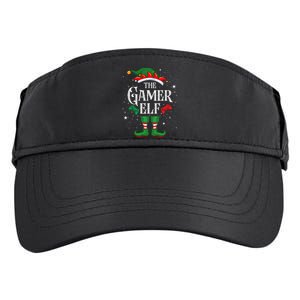 Christmas Gamer Elf Matching Family Group The Gamer Elf Adult Drive Performance Visor