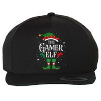 Christmas Gamer Elf Matching Family Group The Gamer Elf Wool Snapback Cap