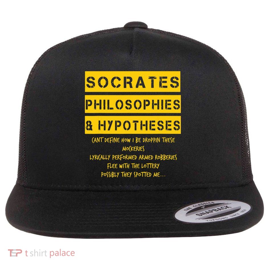 Classic Golden Era 90s HipHop Rap Music Quote Flat Bill Trucker Hat