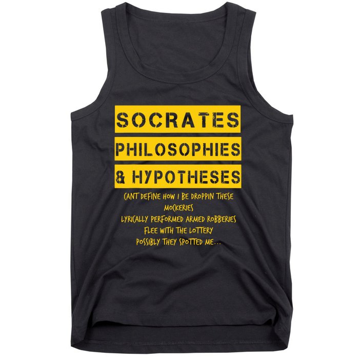 Classic Golden Era 90s HipHop Rap Music Quote Tank Top