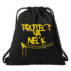 Classic Golden Era 90s Hip Hop Music Quote Protect Ya Neck Drawstring Bag