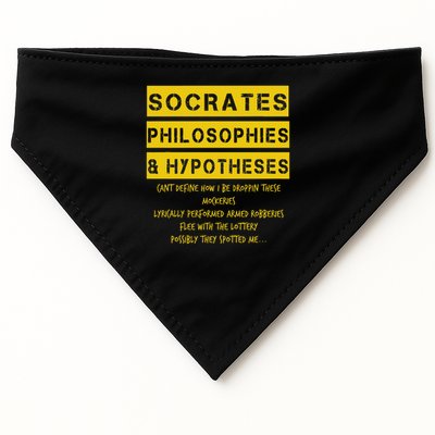 Classic Golden Era 90s Hip Hop Rap Music Quote USA-Made Doggie Bandana