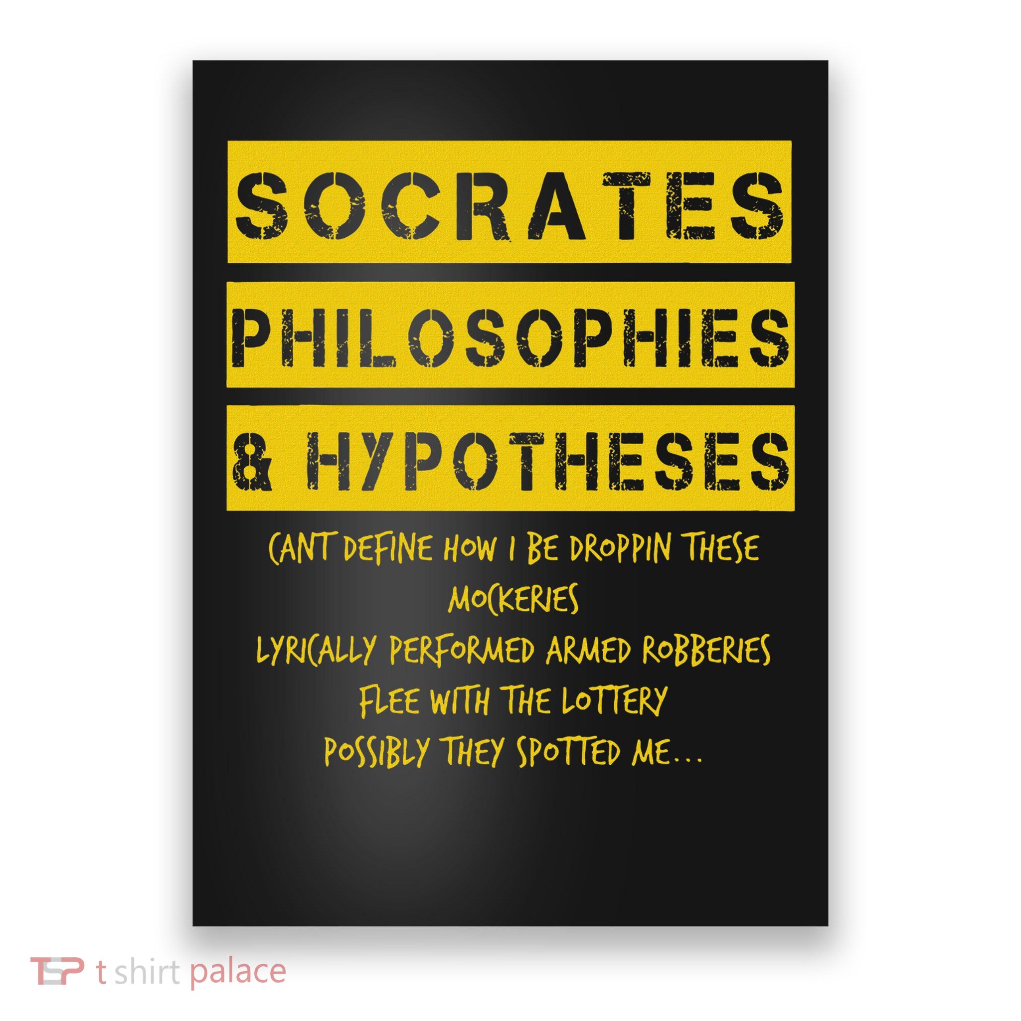 Classic Golden Era 90s Hip Hop Rap Music Quote Poster