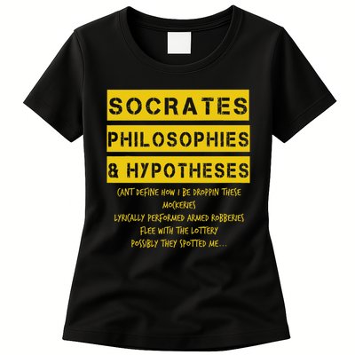 Classic Golden Era 90s Hip Hop Rap Music Quote Womens T-Shirt