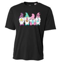 cute Gnome Easter Egg Hunting And Basket Cooling Performance Crew T-Shirt