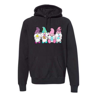 cute Gnome Easter Egg Hunting And Basket Premium Hoodie